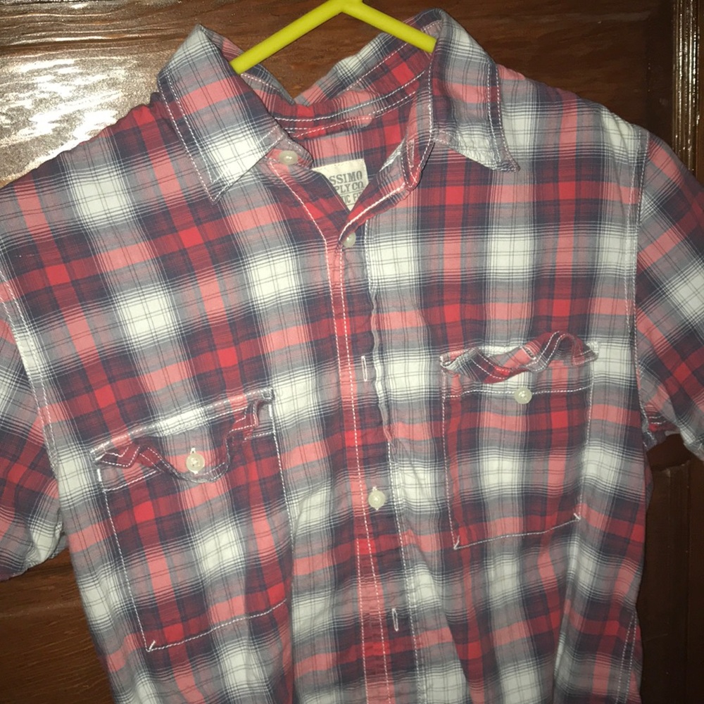 Men’s plaid t shirt